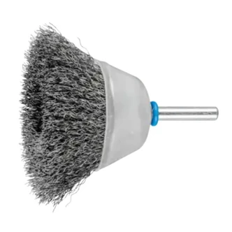 CUP BRUSH CRIMPED TBU DIA. 50mm SHANK DIA. 6mm STAINLESS STEEL WIRE DIA. 0.30 - 10PK