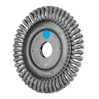 PIPELINE BRUSH KNOTTED RBG DIA. 125x622.2mm STAINLESS STEEL WIRE DIA. 0.50mm ANGLE GRINDERS - 2PK