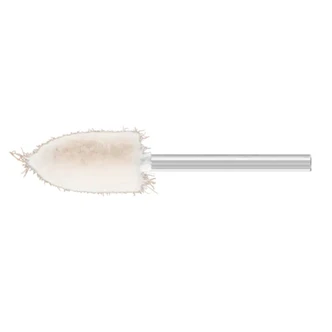 MEDIUM-HARD FELT POLISHING POINTS CONICAL POINTED SHAPE DIA. 10x18mm SHANK DIA. 3mm - 10PK