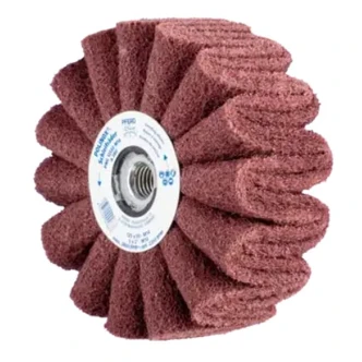 POLINOX NON-WOVEN UNMOUNTED GRINDING WHEEL PNG DIA. 125x50mm THREAD M14 A280 FOR FINE GRINDING AND FINISHING