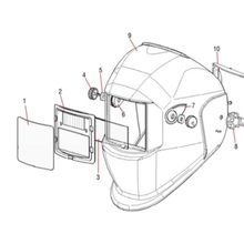 Rear Cover Lens Weldskill Auto-Darkening Welding Helmet