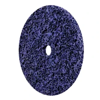 POLICLEAN PRO PCLS NON-WOVEN CLEANING FABRIC DIA. 180x13mm HOLE DIA. 20mm FOR COARSE CLEANING WORK - 5PK