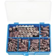 150pc Abrasive Cartridge Rolls Poliroll Set With Arbor Prs 151