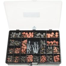 650pc Policap Abrasive Caps & Holders Mixed Pcs 650