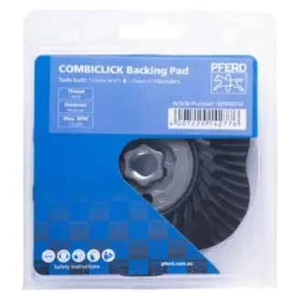 POS COMBICLICK BACKING PAD SOFT DIA. 115/125mm THREAD M14 FOR ANGLE GRINDERS 115 AND 125
