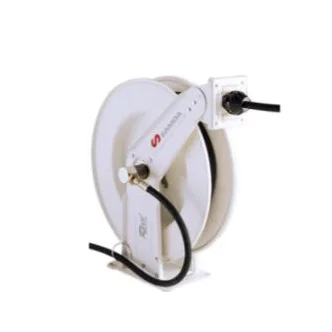 Hose Reel - Grease, Open, 10m x 1/4" hose and hose stop