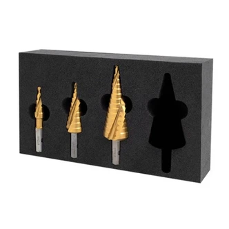 VersaDrive Step Drill Bit Set: 1/2, 7/8, 1-3/8in