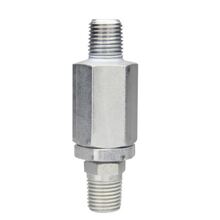 Swivel, Straight 1/4" NPT(m)x1/2"27TPI(m)