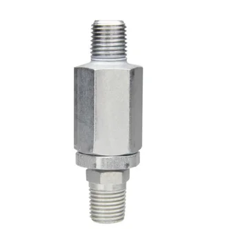 Swivel, Straight, 1/8" NPT(m) x 1/8"NPT(m)