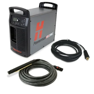 Powermax105 SYNC system, 200-600V, 3-PH, CSA, CPC and Serial ports, 180 degree machine torch, 10.7m (35') ring lead