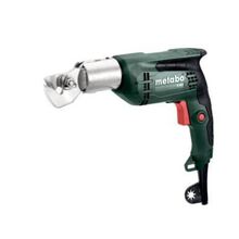 Metal Shear 650 W, Hardened Steel Shears, Cuts Sheet Steel 1.6 mm; Stainless Steel 1.2 mm; Cut Radius: 50 mm