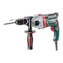 Impact Drill 850W, Marathon Motor, Safety Clutch, Aluminium Gear Housing, Speed Pre-Selection: 0- 1,100 / 0-3,100/Min, 58,900 bpm, Keyless Chuck Capac