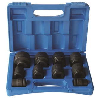 10 Pieces 3/4 Drive 6-Point Metric Standard Socket Set