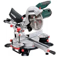 1800 W, Ø254 mm x 30 mm Sliding Compound Mitre Saw; Cutting Depth 92 mm, Width 305 mm, Bevel 47° - Mitre L & R 47°, Light, Laser & Clamp