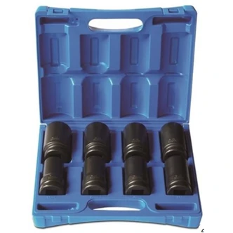 8 Pieces 1 Drive 6-Point Metric Deep Socket Set