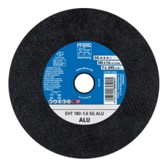 CUT-OFF WHEEL EHT 180X1.6x22.23mm FLAT PERFORMANCE LINE SG ALU FOR ALUMINIUM - 25PK