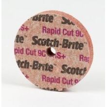 3M™ Scotch-Brite™ Roloc™ Rapid Cut Unitized Wheel 9C CRS+ 75mm - Red/Purple (10 PK)