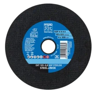 CUT-OFF WHEEL EHT 105X1.0x16mm FLAT UNIVERSAL LINE PSF STEELOX FOR STEEL/STAINLESS STEEL - 25PK