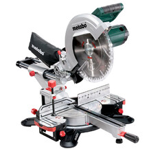 2000 W, Ø305 mm x 30 mm Sliding Compound Mitre Saw; Cutting Depth 105 mm, Width 305 mm, Bevel 47° - Mitre L & R 47°, Light, Laser & Clamp