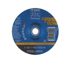 GRINDING WHEELS GP DEPRESSED CENTRE - STEEL / INOX - 180MM (Box 10)