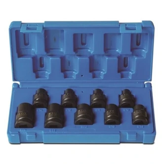 9 Piece 1/2 Drive E-Torx Thin-wall Set