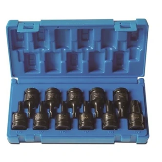 11 Piece 1/2 Drive Internal Torx Driver 55 Long Set
