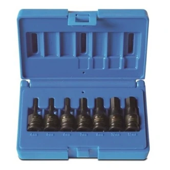 7 Piece 3/8 Drive Hex Driver Metric Set