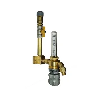 653 Argon Pipeline Regulator Kit, 0-30LPM for 18mm Hepworth Tube