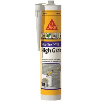 Sikaflex-116 High Grab Construction Adhesive - White 290ml (12Cartidge)