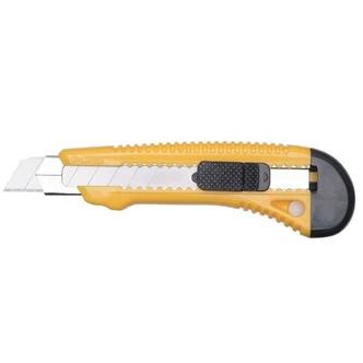 Yellow Plastic Cutter with Metal Insert