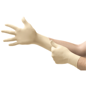Ansell TouchNTuff 69-210 Latex Disposable Rubber Gloves - Medium