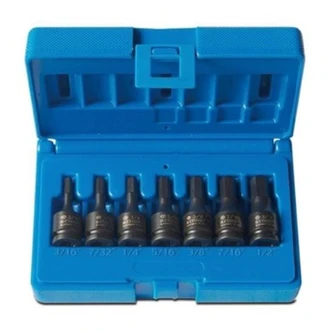 7 Piece 3/8 Drive Hex Driver Imperial Set