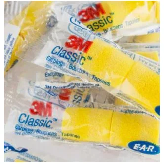 3M™ E-A-R™ Classic™ Earplugs 312-1201, Uncorded, Poly Bag, 2000 Pair/Case