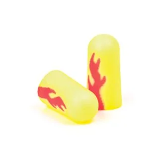 3M™ E-A-Rsoft™ Yellow Neon Blasts™ Earplugs 312-1252, Uncorded, Poly Bag, Regular Size, 200 Pair/Carton