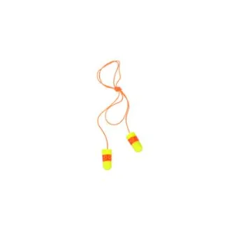3M™ E-A-Rsoft™ SuperFit™ Earplugs 311-1254, Corded, Poly Bag, Regular Size, 200 Pair/Carton
