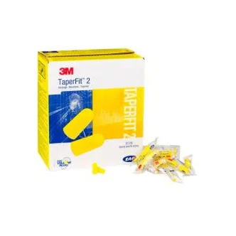 3M™ E-A-R™ TaperFit™ 2 Earplugs 312-1219, Uncorded, Poly Bag, Regular Size, 200 Pairs