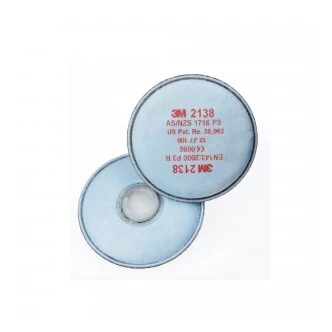 3M™ 2138 Filter Disc Particulate GP2/GP3 OV/AG 2000 (Pkt 2)