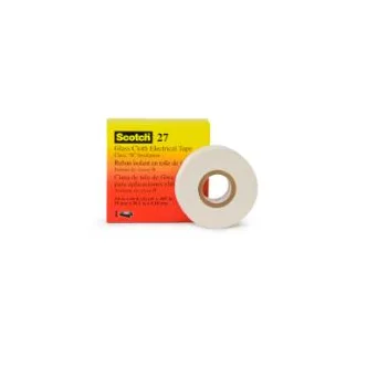 3M™ Glass Cloth Electrical Tape 27, 24-1/4 in x 60 yd, Log Roll Untrimmed
