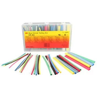 3M™ Heat Shrink Tubing FP-301-Color-Assortment: 5 Kits/Case