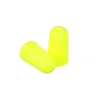 3M™ E-A-Rsoft™ Yellow Neons™ Earplugs 312-1251, Uncorded, Poly Bag, Large Size, 200 Pair