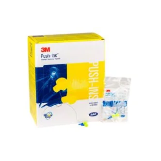 3M™ E-A-R™ Push-Ins™ Earplugs 318-1002, Uncorded, Poly Bag, 200 Pair/Carton