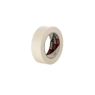 3M™ General Use Masking Tape 201+, Tan, 48 mm x 55 m, 4.4 mil, 24 Roll/Case