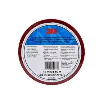 3M™ Construction Seaming Tape 8087CW, Red, 48mm x 50 m, 24 Roll/Case