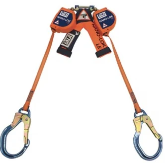 3M™ DBI-SALA® Nano-Lok™ edge Twin-Leg Personal Self-Retracting Lifeline 3101640, Web, 8 ft
