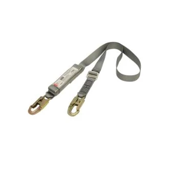 3M™ DBI-SALA® EZ-Stop™ Adjustable Shock Absorbing Webbing Lanyard Z51203636, Single Tail, Gray