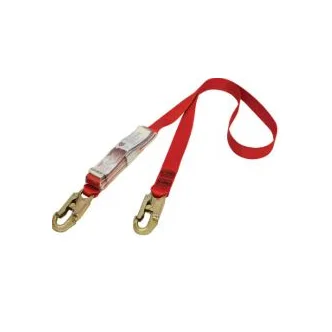 3M™ PROTECTA® Shock Absorbing Webbing Lanyard AE529/3AU, Single Tail, Red