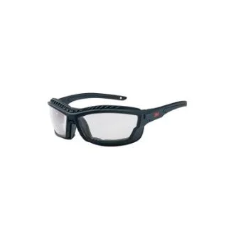 3M™ Bark Hut Safety Spectacle SNN007CDG, Hardcoat Anti-Fog/Anti-Scratch Clear Lens with Dust Guard