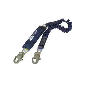 3M™ DBI-SALA® Force2™ Welders Elasticated Shock Absorbing Lanyard Z90200909NKE, Single Tail, Navy Blue