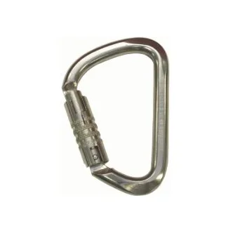 3M™ DBI-SALA® Rollgliss™ Technical Rescue Offset D Rescue Carabiner 2000172, Large, Silver