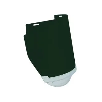3M™ Polycarbonate Visor VVSIMCOA, Wide Flare with Chinguard with Crimped Sides, Shade 5